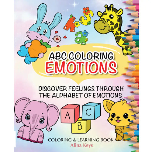 Abc Coloring Emotions - Alphabetic Book For Children’s English Books