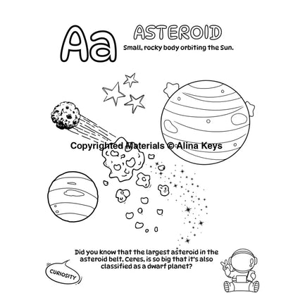 Abc The Alphabet Of The Universe - Coloring Book For Kids Vol 1 Books