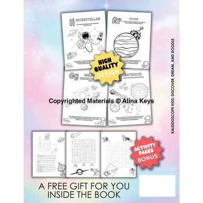 Abc The Alphabet Of The Universe - Coloring Book For Kids Vol 1 Books