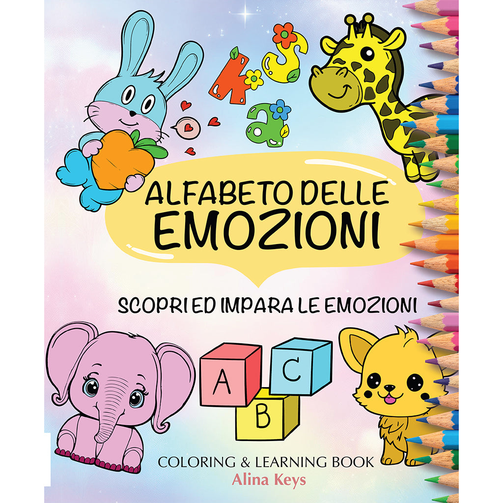 ABC Coloring Emotions - Alphabetic Coloring Book for Children's