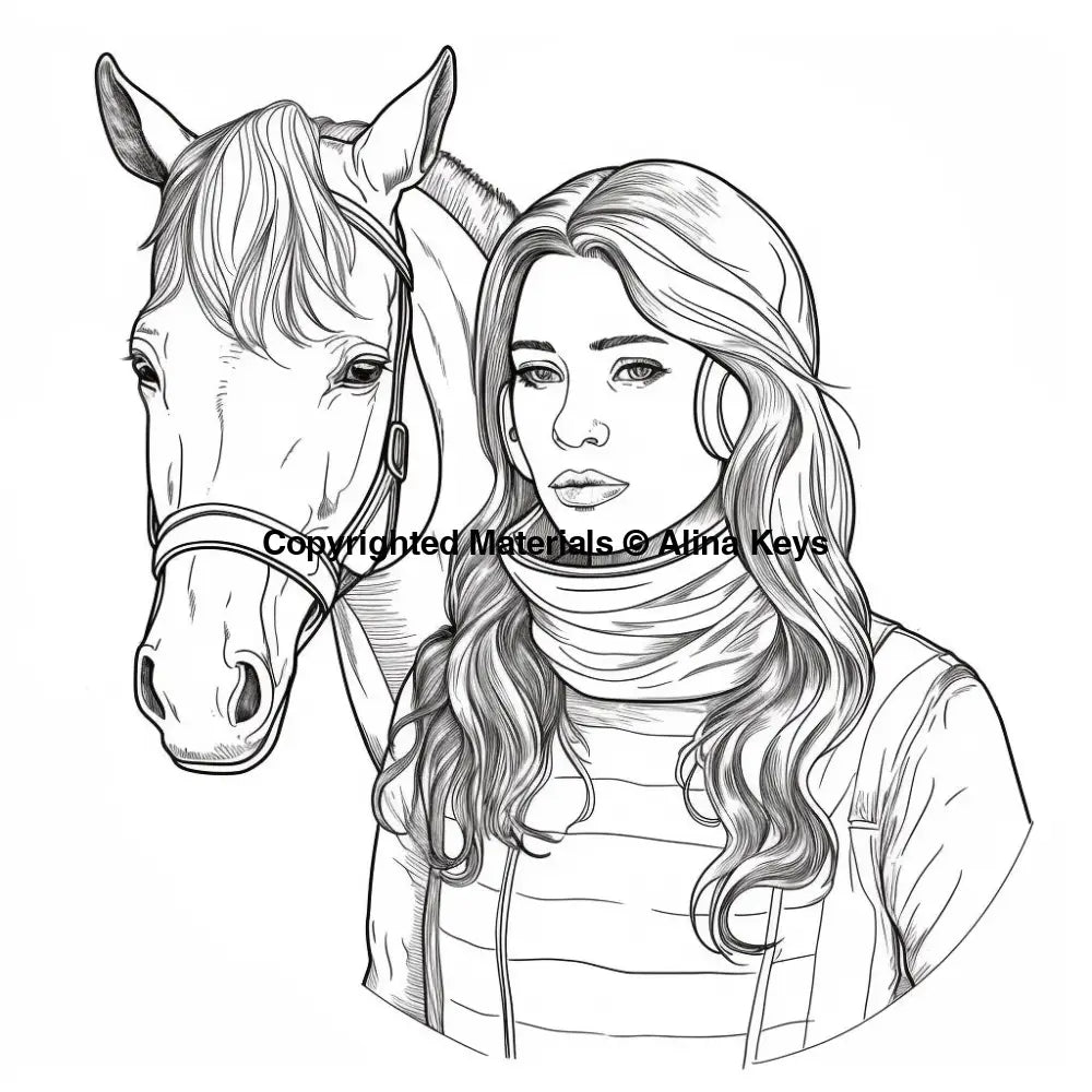 horse coloring pages