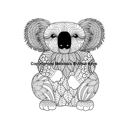 Animal Mandala Coloring Book For Adults - 50 Unique Hand-Drawn Illustrations Of Animals With