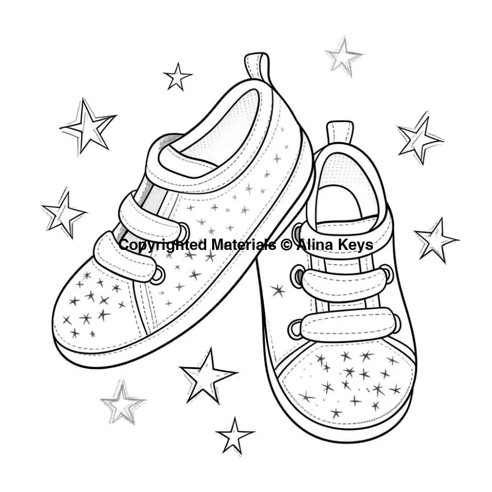 ballet shoes coloring pages