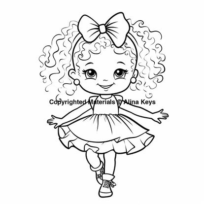 ballerina coloring page