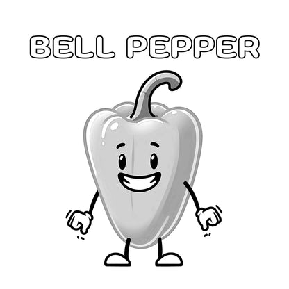 bellpepper coloring pages