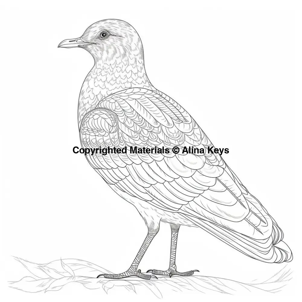 intricate pattern dove coloring pages