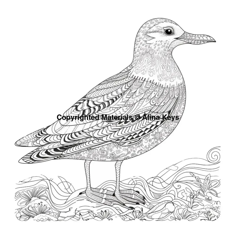 seagull coloring pages