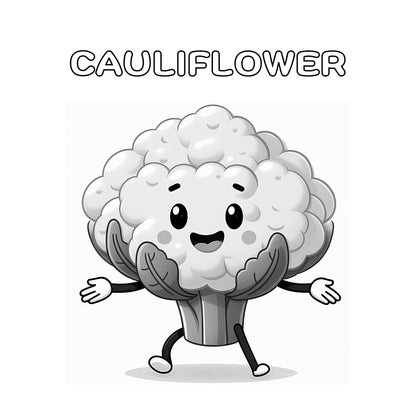 cauliflower coloring pages
