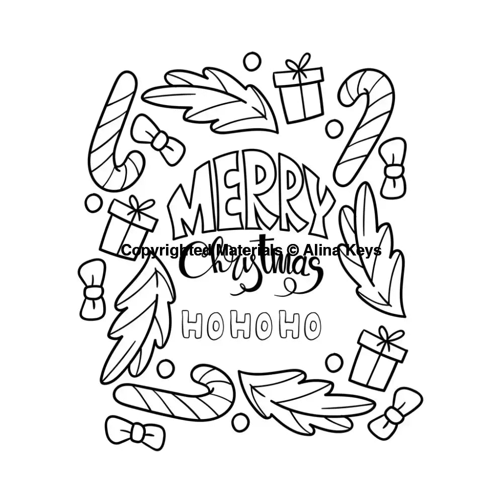 Easy Christmas Vibes Coloring Book For Adults And Teens Books