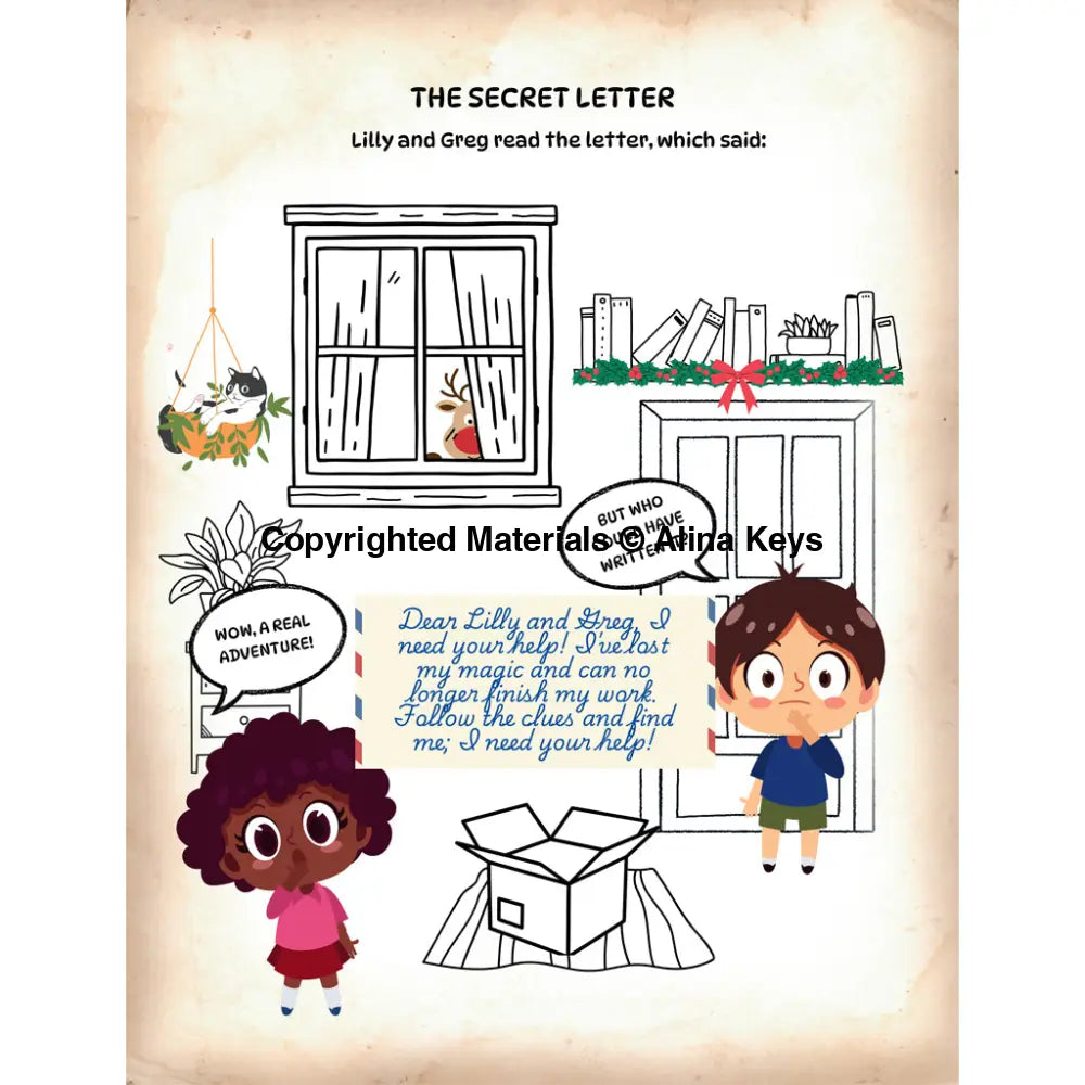 Coloring Adventure With Lilly & Greg: The Mystery Of The Magic Dust Books