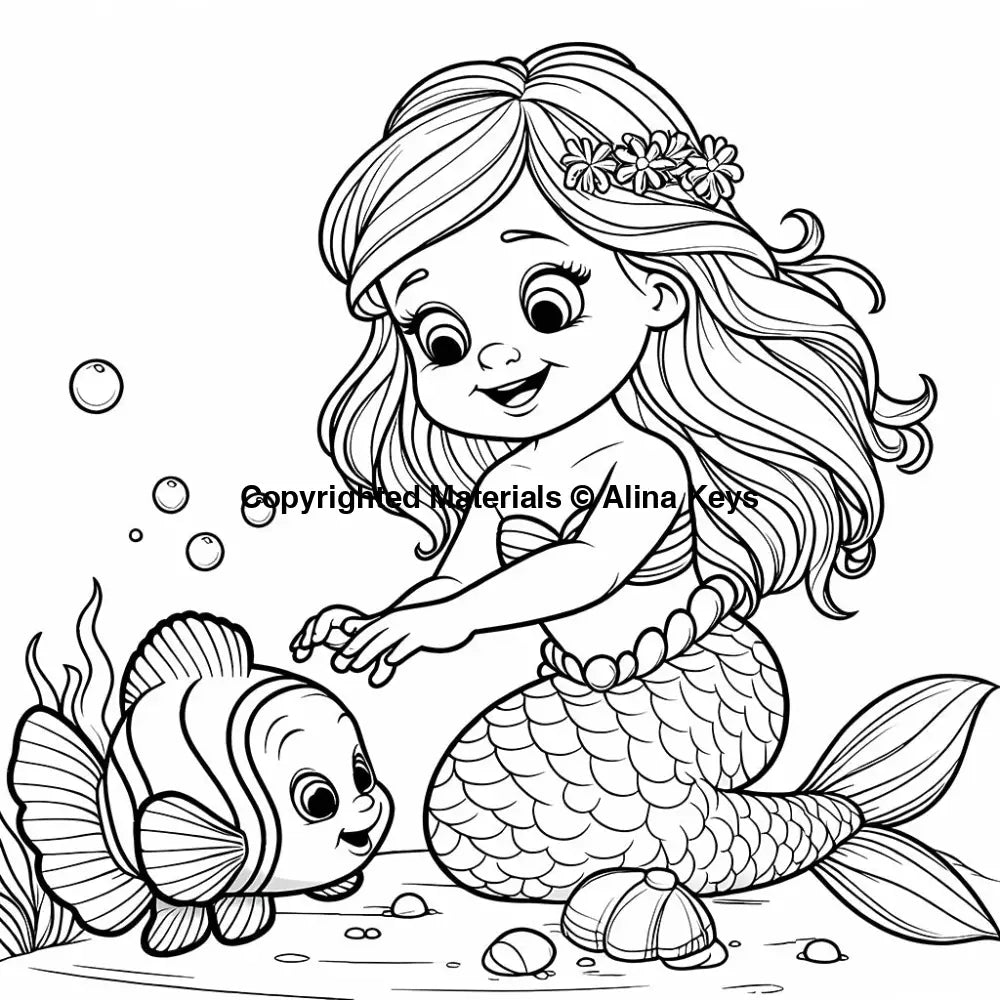 disney princess ariel mermaid coloring pages