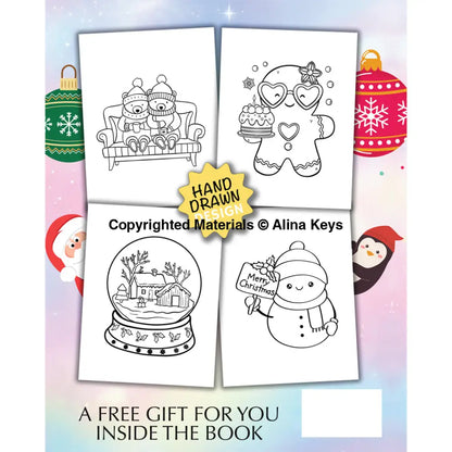 Easy Christmas Vibes Coloring Book For Adults And Teens Books