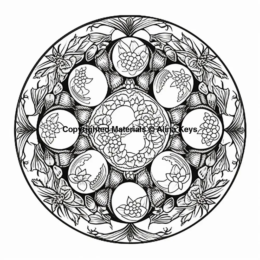 intricate mandala easter egg coloring pages