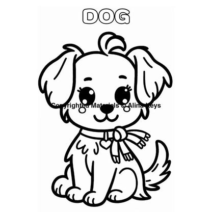 dog coloring pages