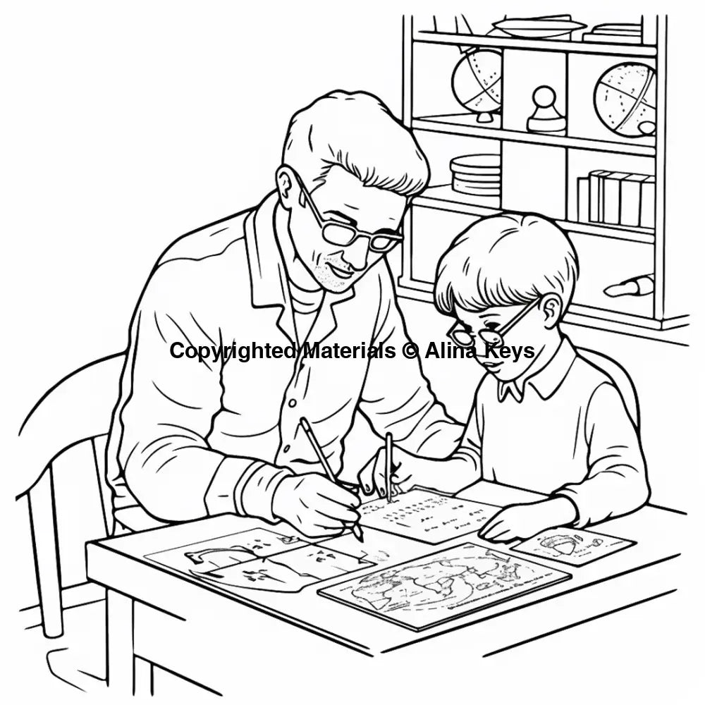 fathers day coloring pages