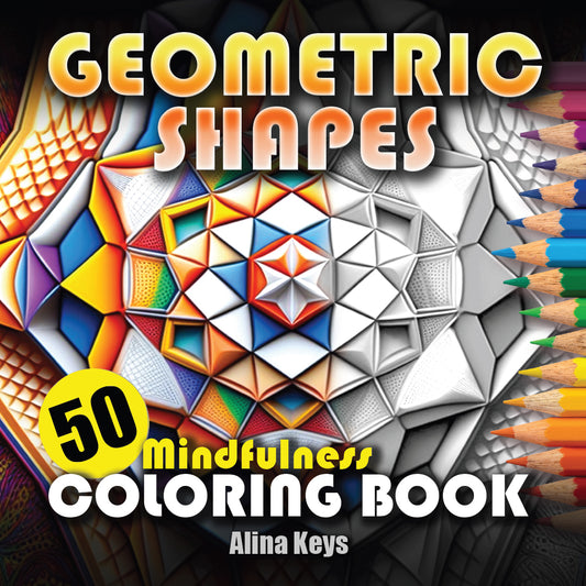 Geometric Shapes Coloring Book Pages