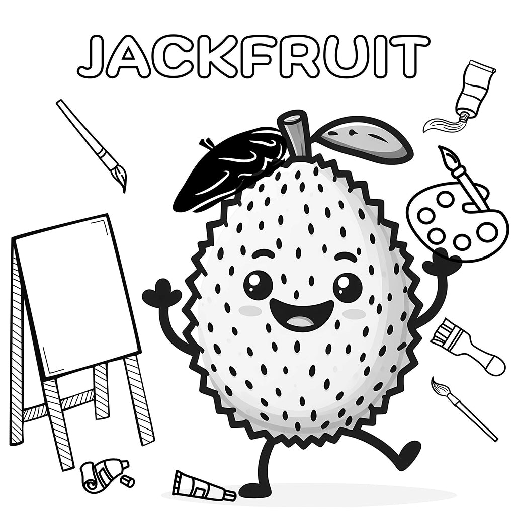 jackfruit coloring pages