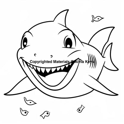 baby shark coloring pages