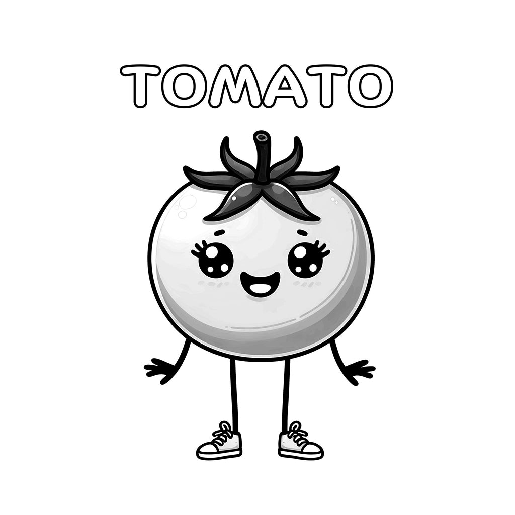 tomato coloring pages