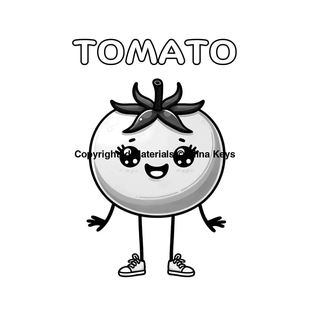 tomato coloring pages