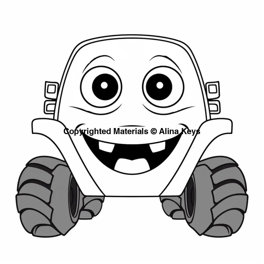 truck coloring pages toddler